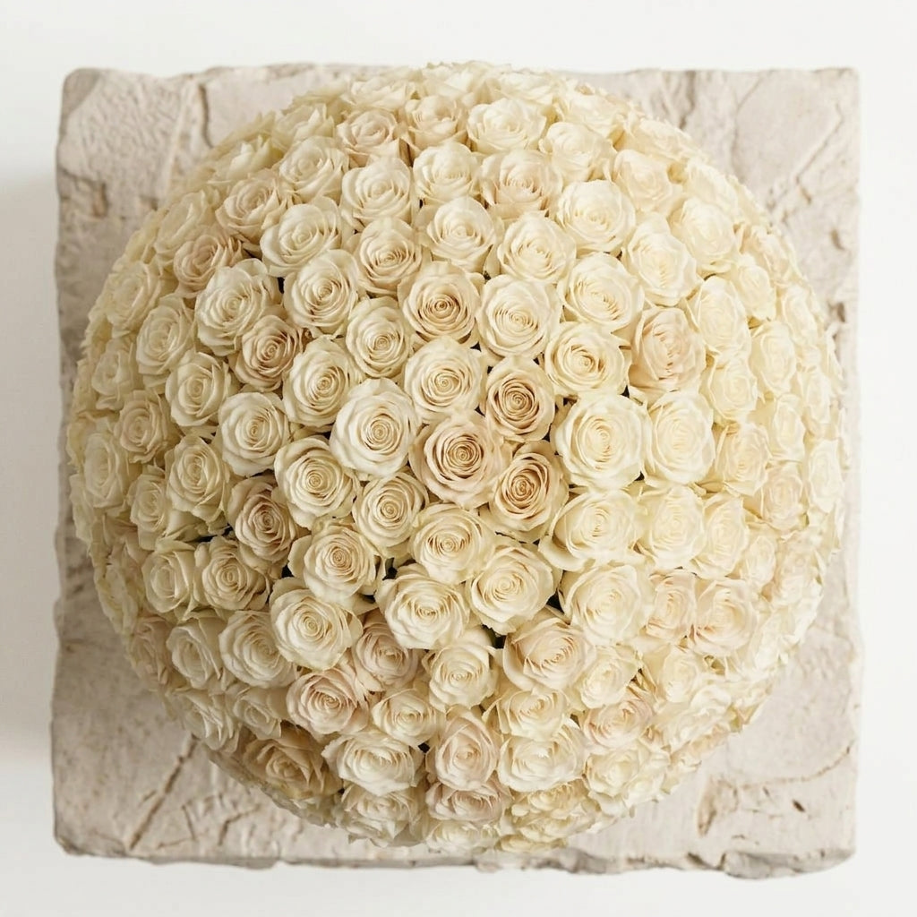 Ivory Rose Cloud Dome