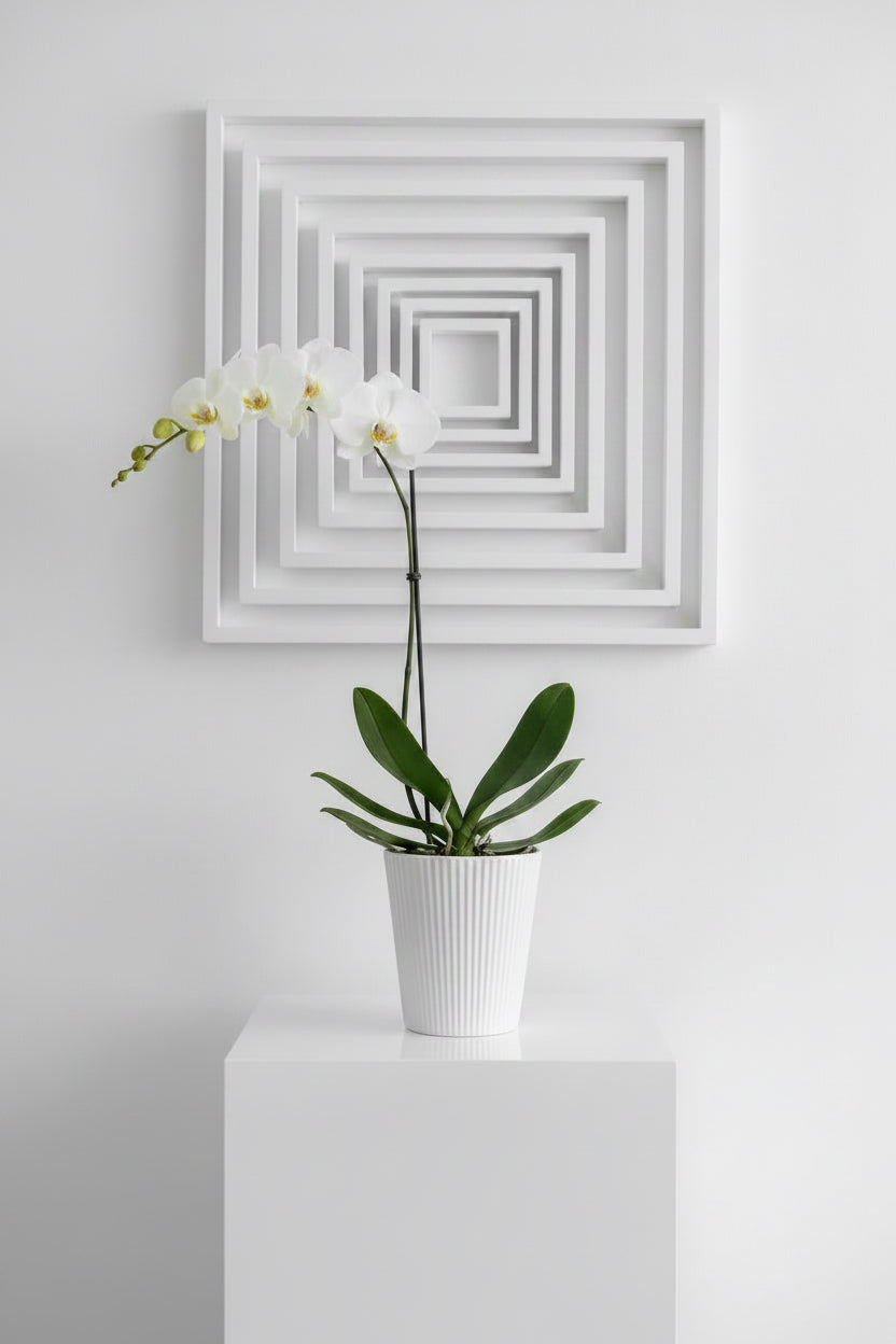 White Phalaenopsis Orchid