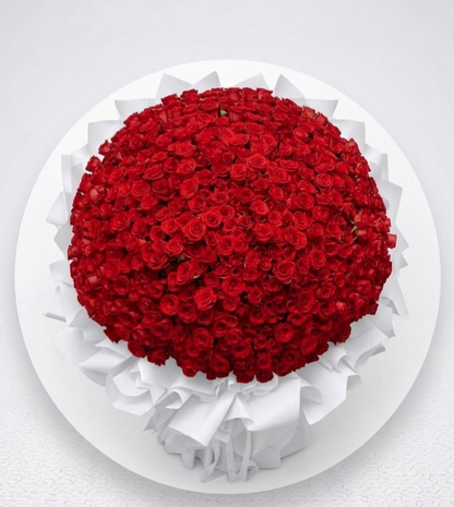 Imperial Red Rose Dome