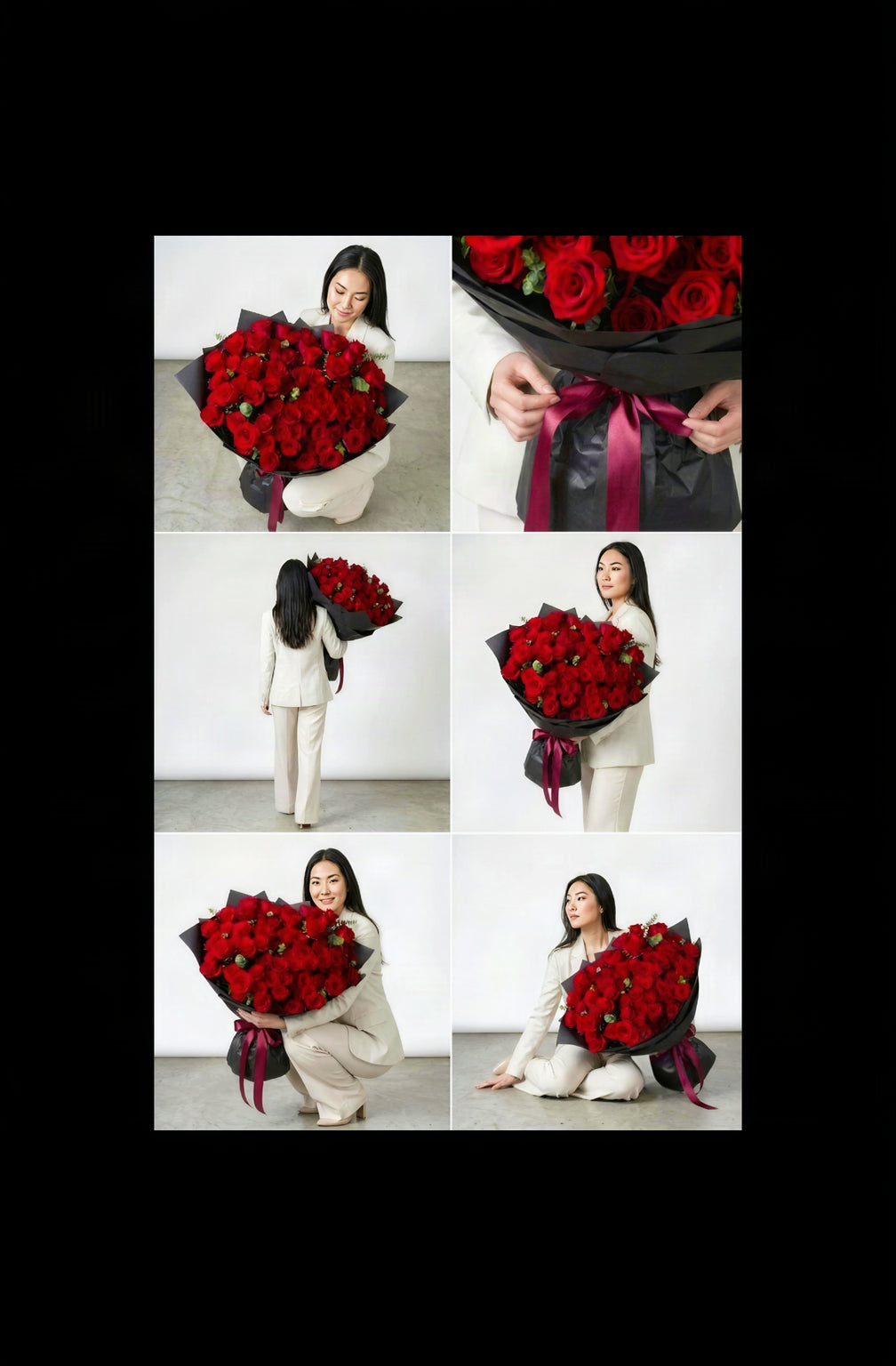 Majestic Red Rose Hand Bouquet