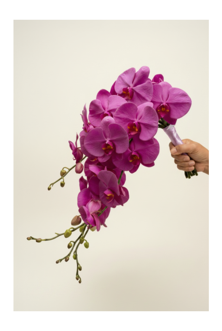 Phalaenopsis Cascade Bridal Bouquet