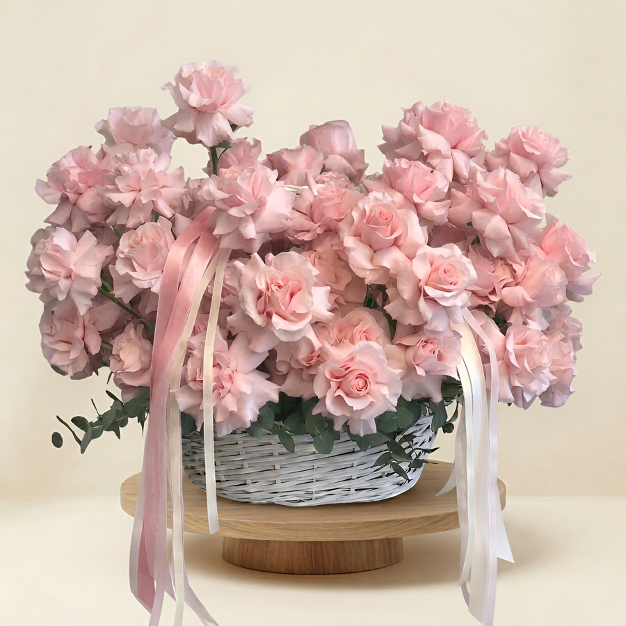 Pastel Blush Basket
