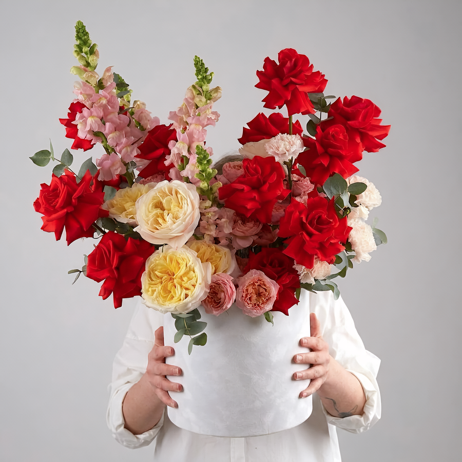 Crimson & Cream Luxury Garden Box