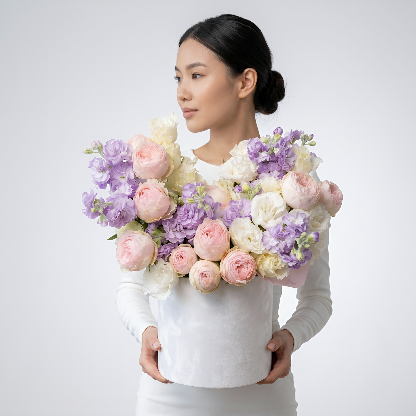 Lavender & Blush Pastel Garden Box