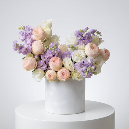 Lavender & Blush Pastel Garden Box