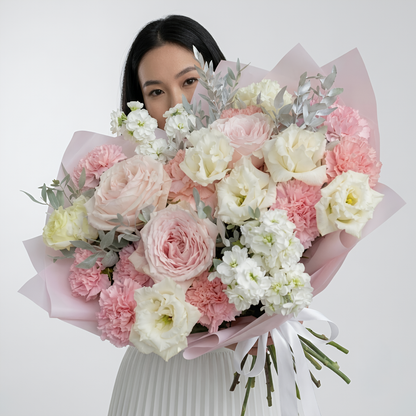 Blush Whisper Luxury Pastel Bouquet