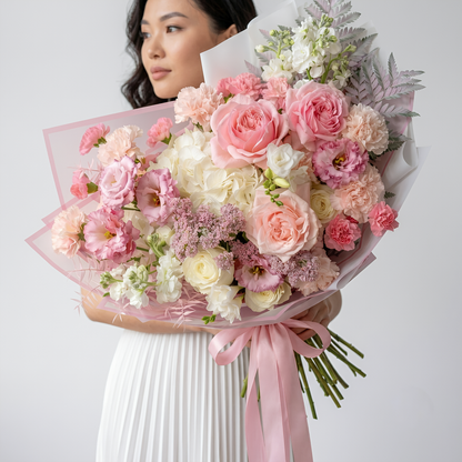 Pastel Symphony Luxury Mixed Bouquet