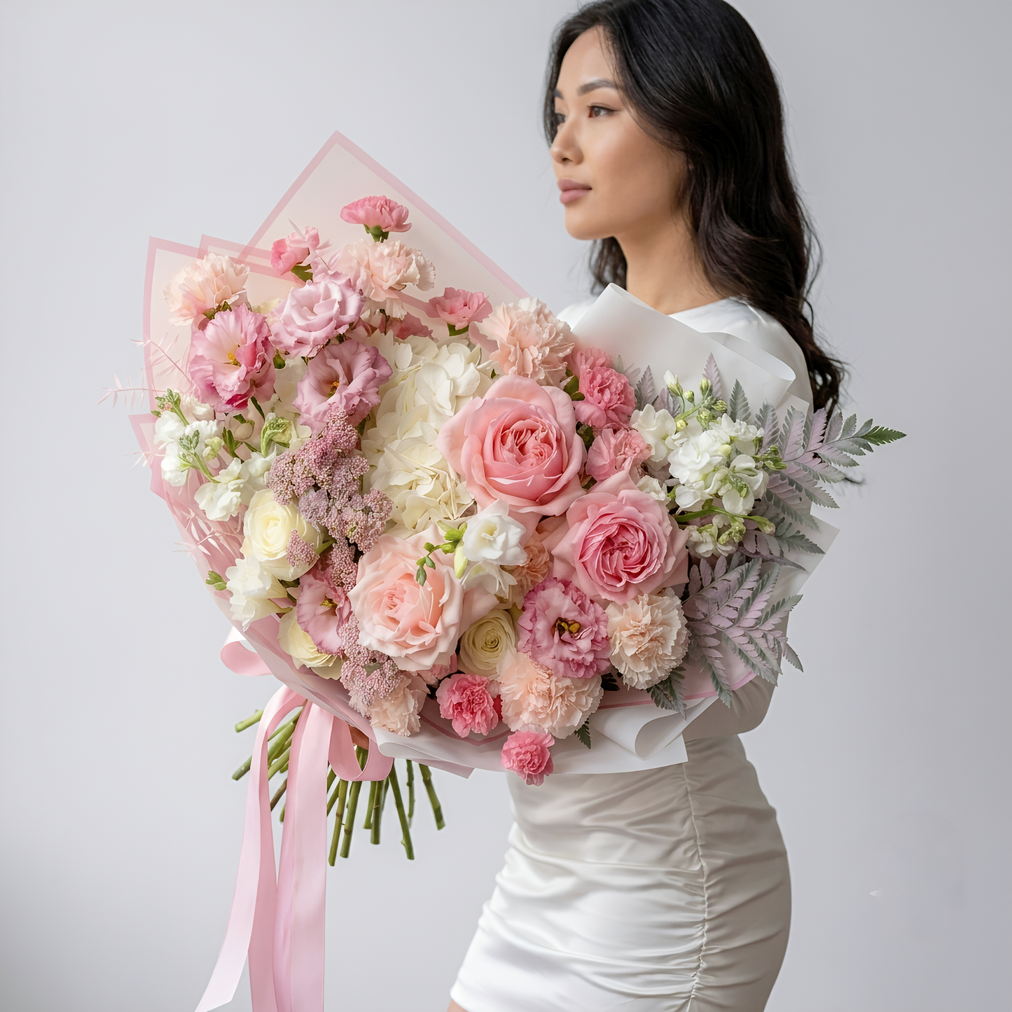 Pastel Symphony Luxury Mixed Bouquet