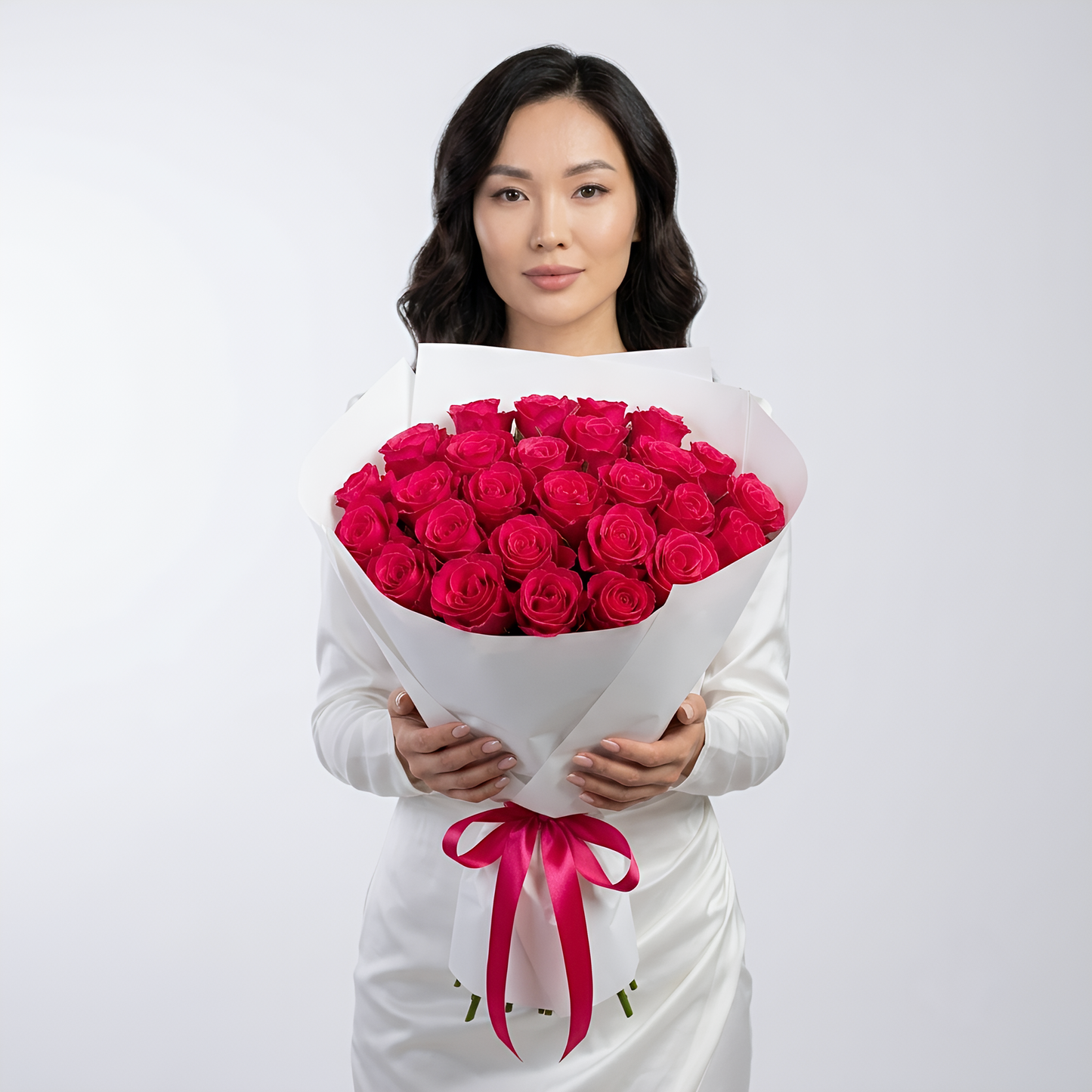 Cerise Passion Premium Rose Bouquet