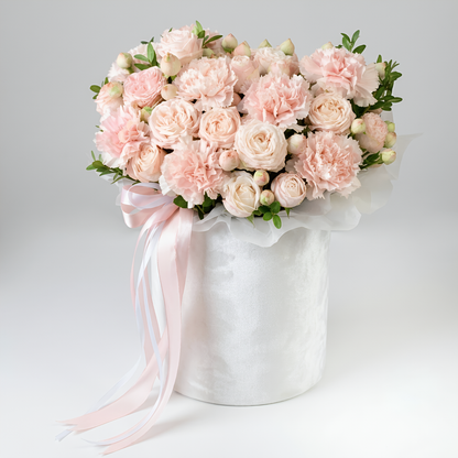 Blush Romance Premium Mixed Hatbox