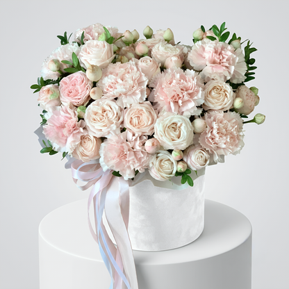 Blush Romance Premium Mixed Hatbox