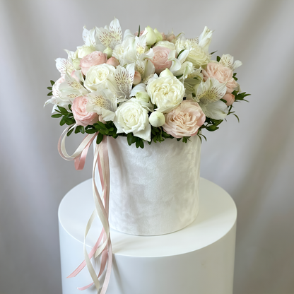 Pastel Grace Premium Rose Box