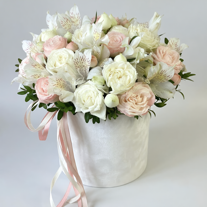 Pastel Grace Premium Rose Box