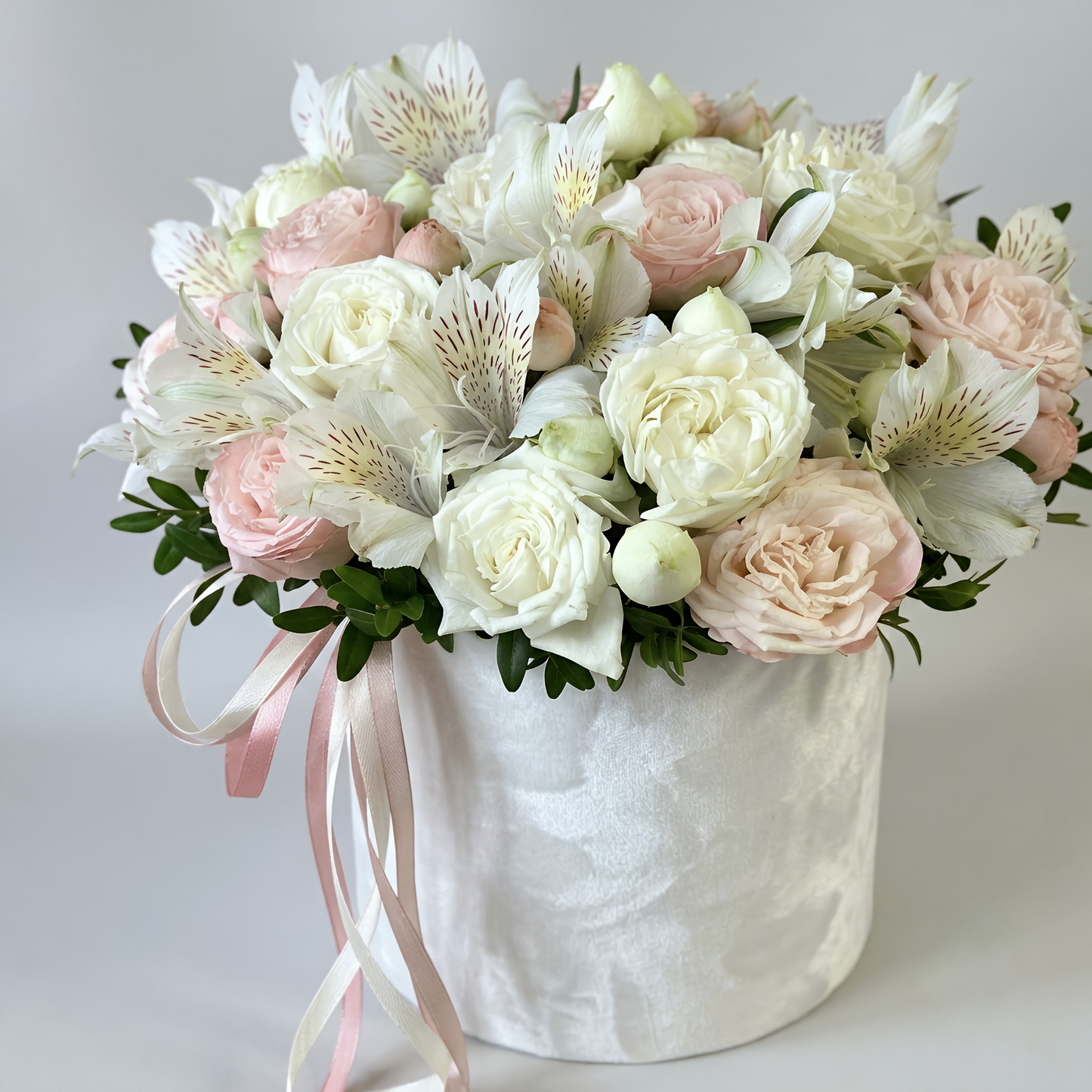 Pastel Grace Premium Rose Box