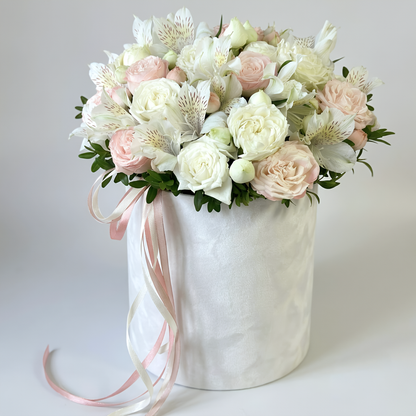Pastel Grace Premium Rose Box