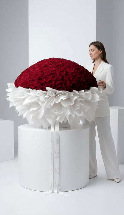 Grand Velvet Rose Dome Bouquet