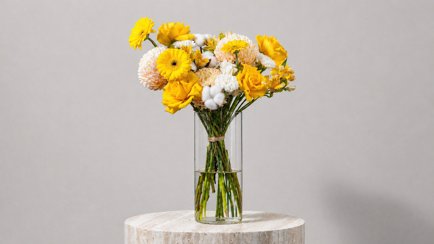 Golden Cotton Cylinder