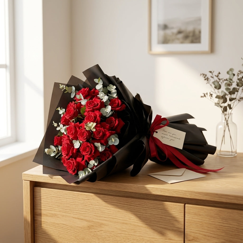 Midnight Rose Luxury Bouquet