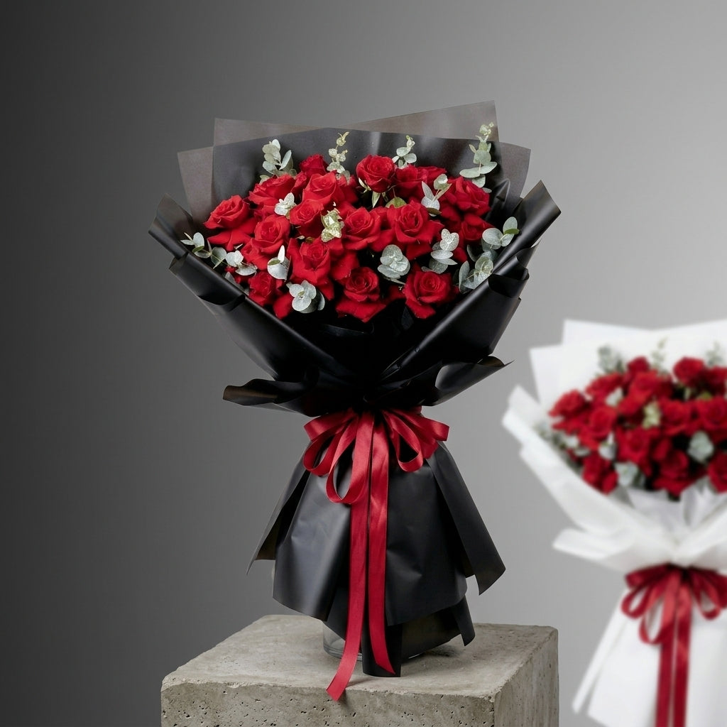 Midnight Rose Luxury Bouquet