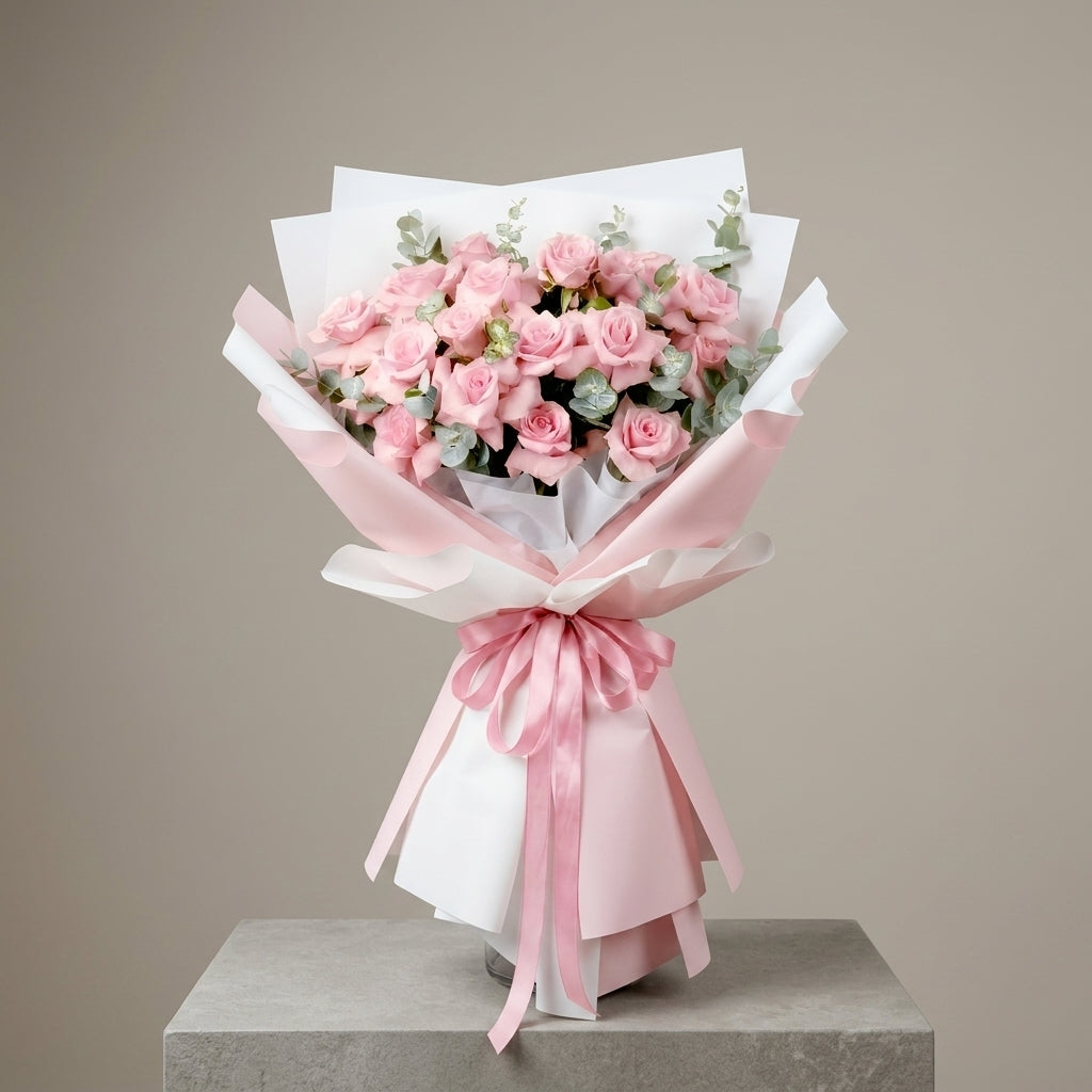 Blush Dream Rose Bouquet