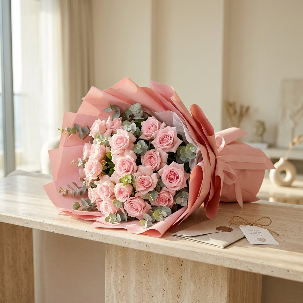 Blush Dream Rose Bouquet