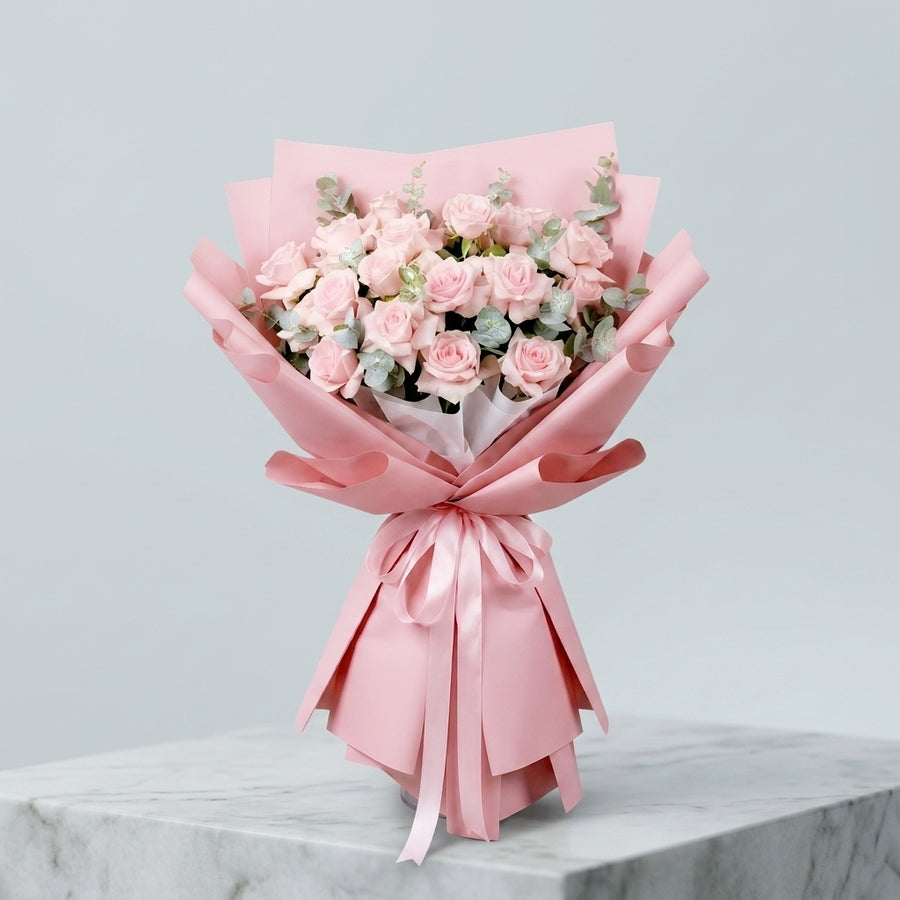 Blush Dream Rose Bouquet