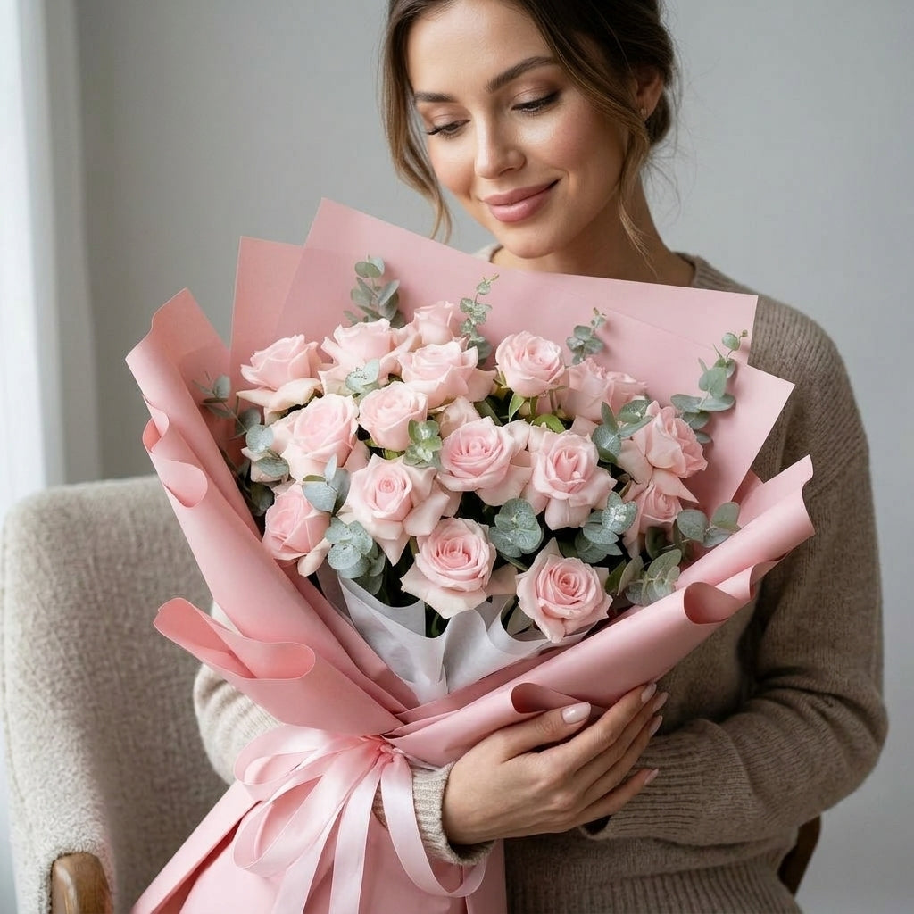 Blush Dream Rose Bouquet