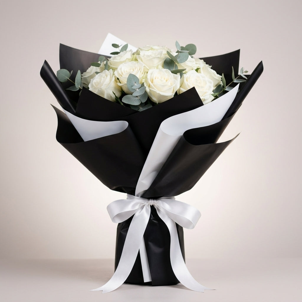 Ivory Luxe Rose Bouquet