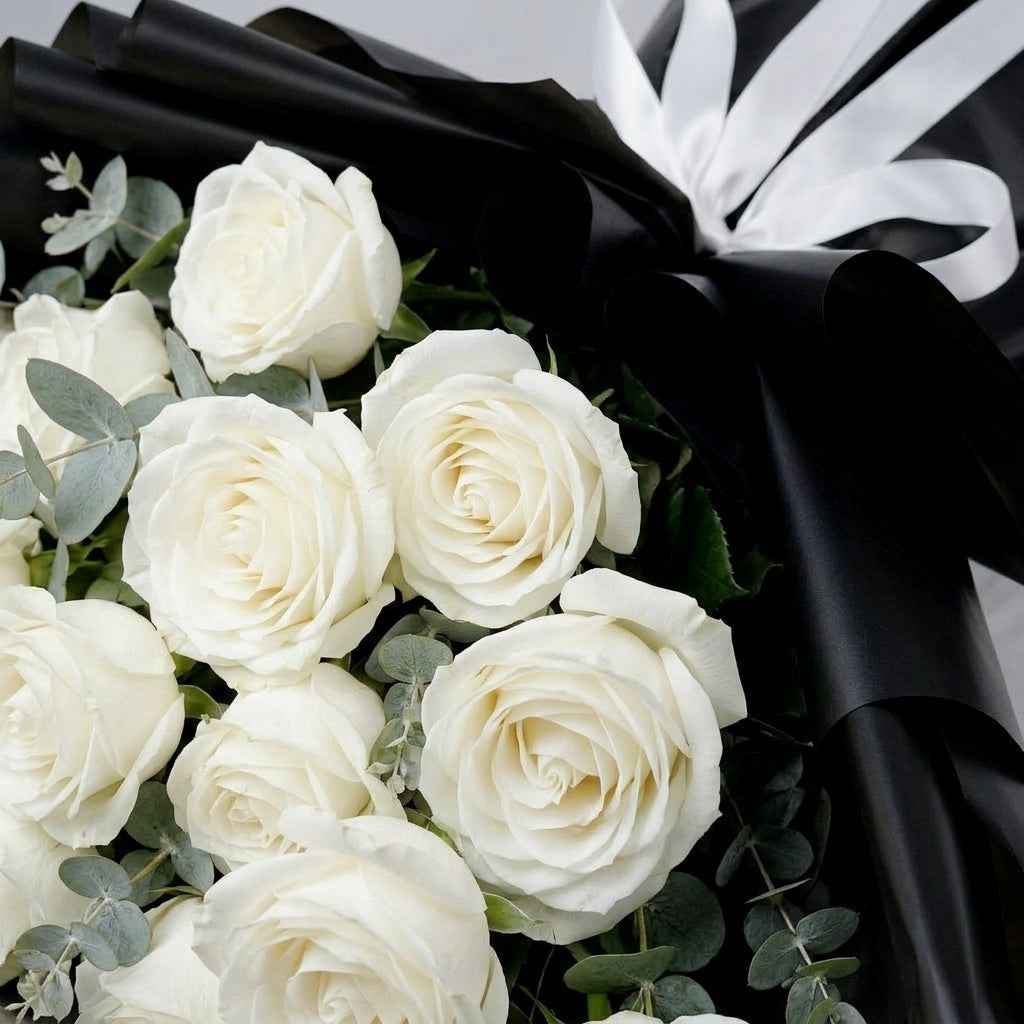 Ivory Luxe Rose Bouquet
