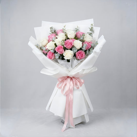 Blush Harmony Rose Bouquet