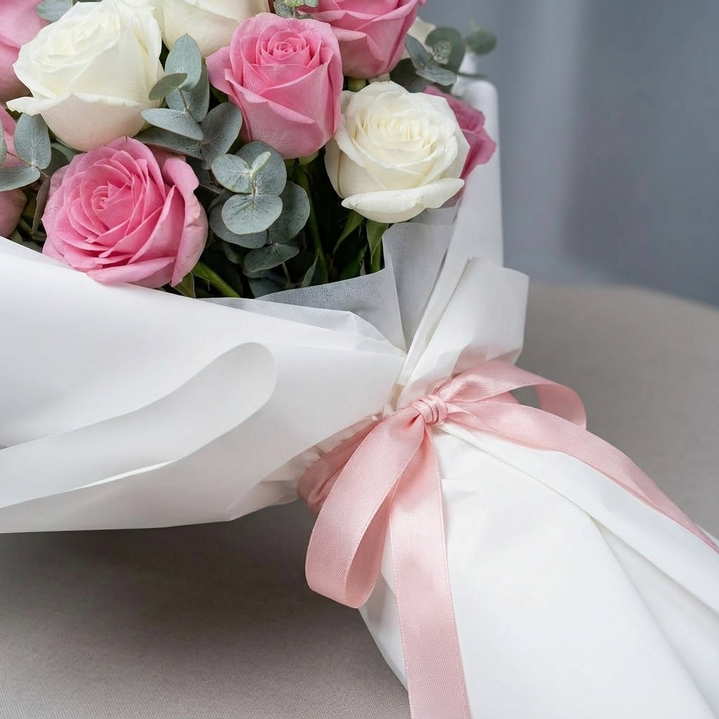 Blush Harmony Rose Bouquet