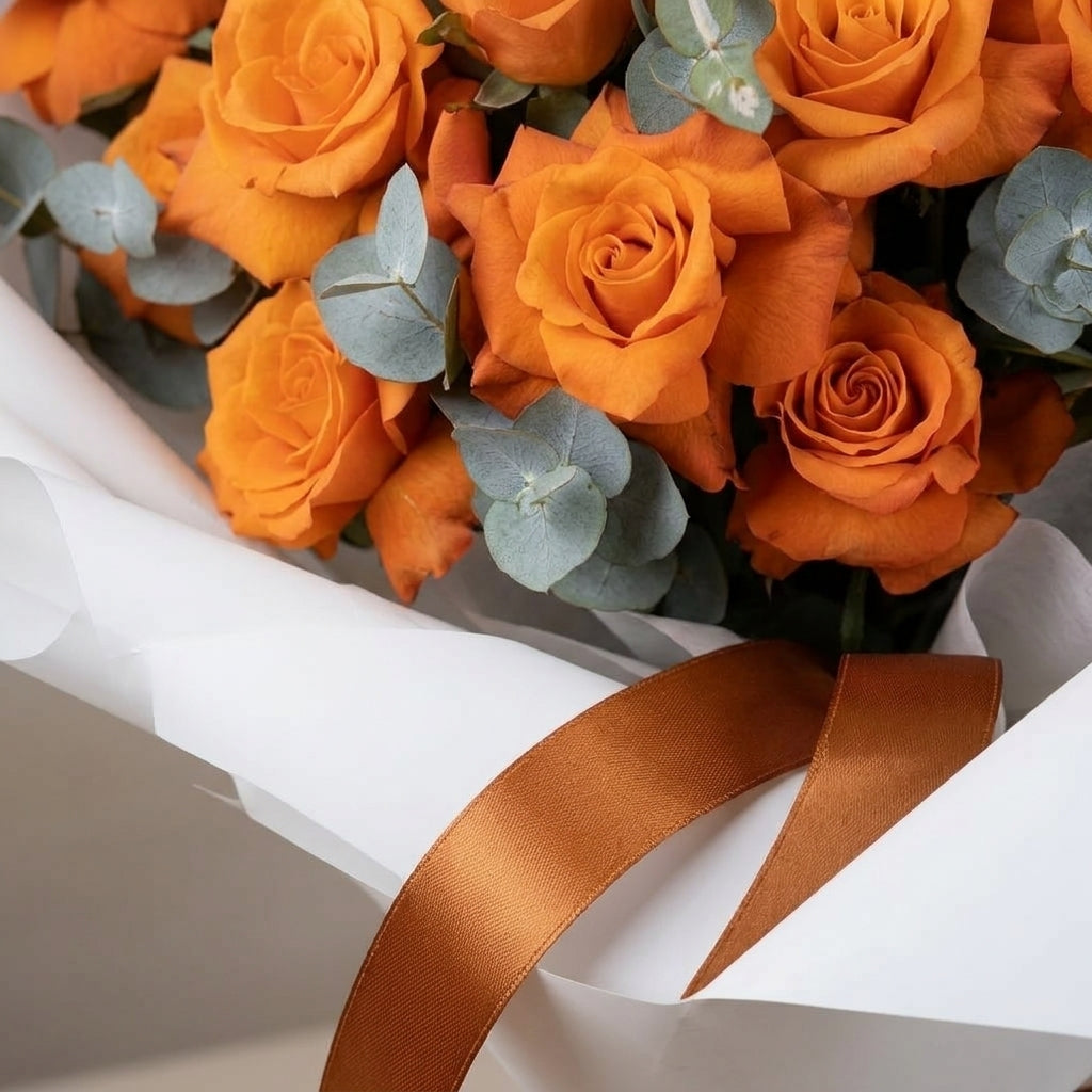 Sunset Bloom Rose Bouquet