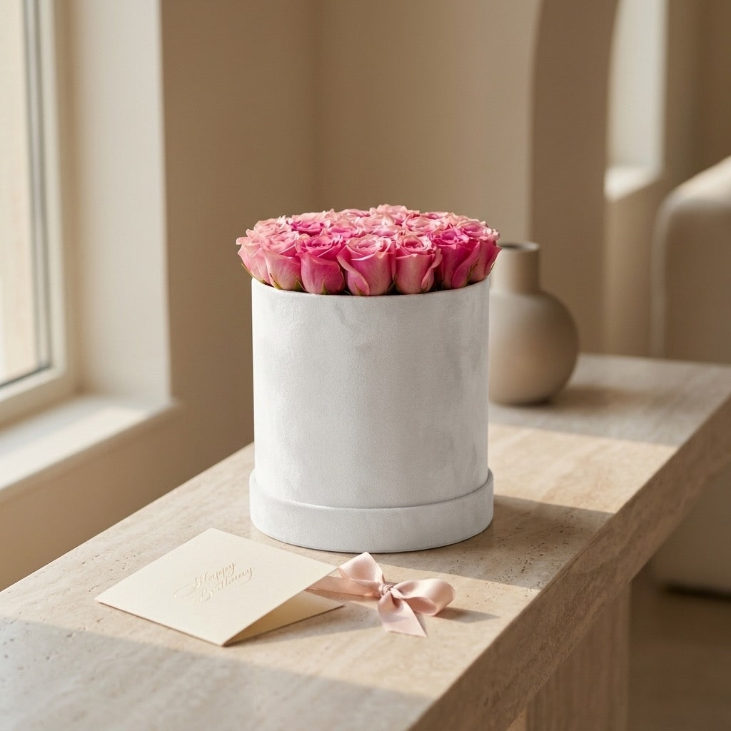 Orchid Pink Velvet Dome
