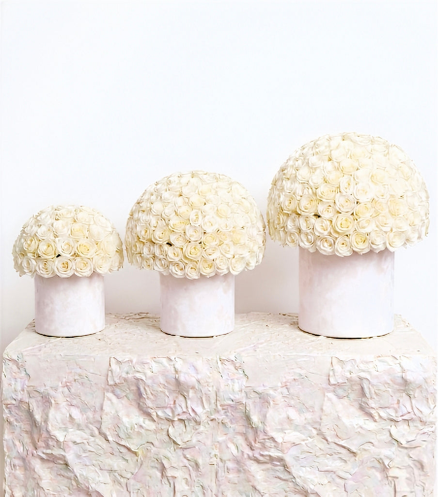 Ivory Rose Cloud Dome