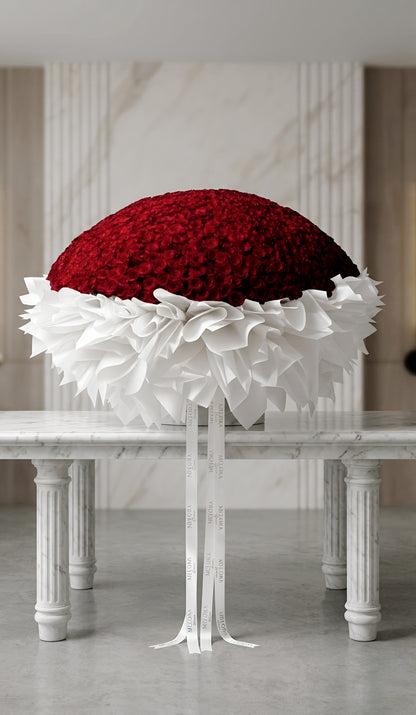 Grand Velvet Rose Dome Bouquet